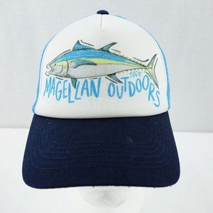 Magellan Outdoors Fishing Graphic Trucker Snapback Baseball Hat Cap